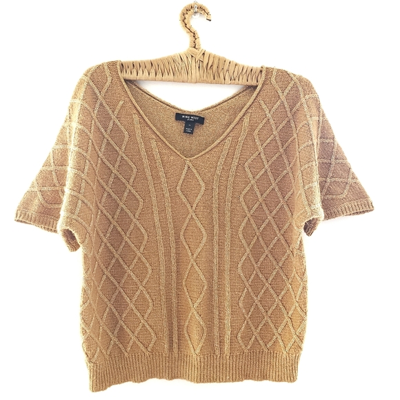 Nine West Sweaters - Nine West Women's Short Sleeve Sweater Sz XL